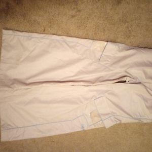 EUC gray glittery Caffeine size medium 32" waist raver parachute pants